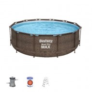 Bestway zwembad steel pro Max set rond Rotan 366cm